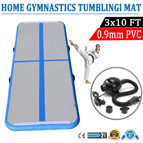3M 4M 5M Inflatable Gymnastics Airtrack Floor Tumbling Air Track For Kids Adult One Free electronic Pump