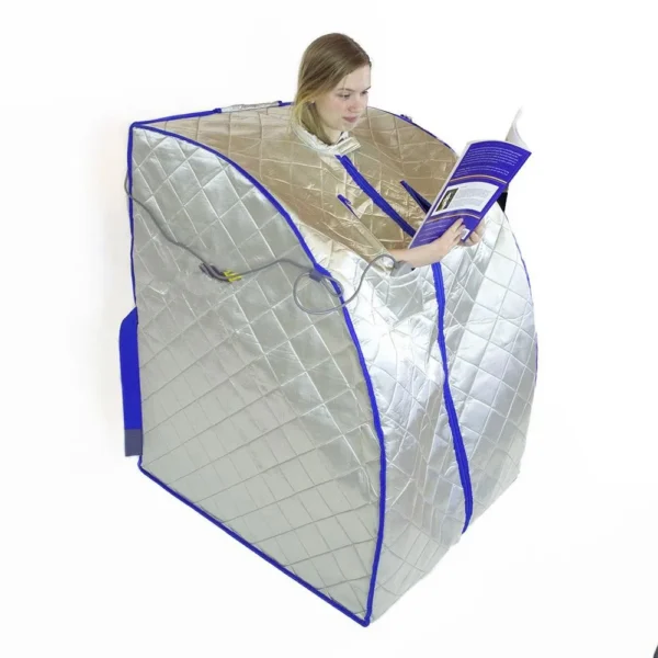 Infrared Sauna Spa Slimming Negative Ion Detox Therapy Personal Portable Far Fir Sauna Folding Chair Cabin Room Sauna Heater