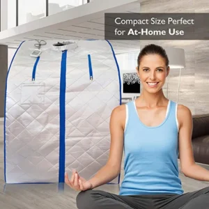 Far Infrared Sauna Slimming For Sauna Weight Loss Negative Ion Detox Therapy Personal Fir Sauna Cabin Room With Folding Chair