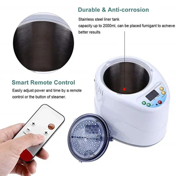 Beauty salon Portable Therapeutic Steam Sauna Detox Weight Loss Relieve Pains Of Body Relaxing Beauty Sauna For Salon Home Spa - Image 6