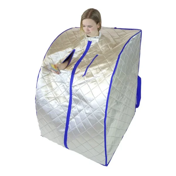 Infrared Sauna Spa Slimming Negative Ion Detox Therapy Personal Portable Far Fir Sauna Folding Chair Cabin Room Sauna Heater - Image 2