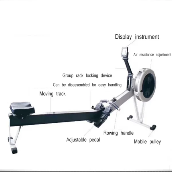 Wind resistant rowing machine, commercial home rowing machine, gym, commercial foldable wind resistant rowing machine - Image 3