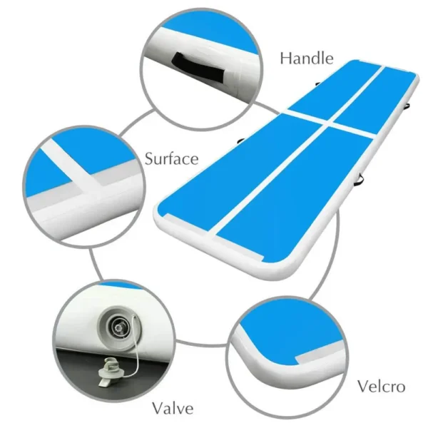 New Airtrack 5M 4M Inflatable Air Tumble Floor air track Gymnastics Gym Mat Yugo Inflatable Air Gymnastic Air Track For Home use - Image 2