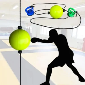 Suction Cup Suspension Boxing Speed Ball Easy To Install With Elastic Rope Boxing Reflex Ball Set Light Weight Adjustable