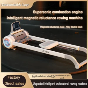 Intelligent Electric Magnetic Control Rowing Machine, High-End Home Intelligent Fitness, Middle-Age/Elderly Health Machine