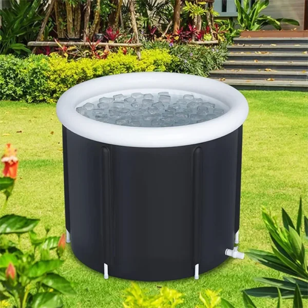 MAYZANEN Ice Bath Portable Collapsible Bathtub Thicken Large Adult Inflatable Bath Bucket Outdoor Water Therapy Cold Plunge Tub - Image 2