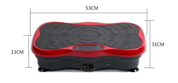 Top Ranking Body Vibration Fit Massage Plate Electric Vibrating Fitness Plate Exercise With Screen - Image 4