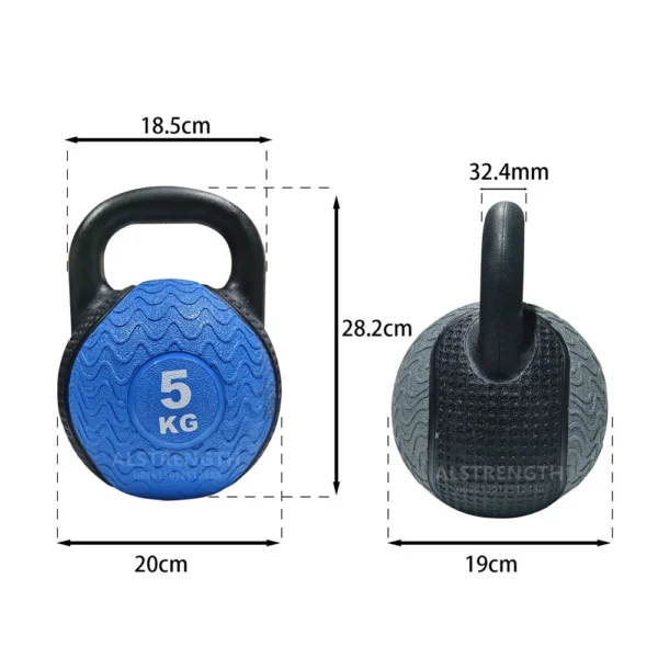 New Arrival Weightlifting Wholesale Fitness Weights Rubber Competition Kettlebells - Image 6