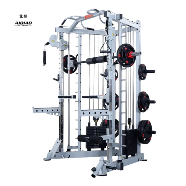 Home Gym Smith Machine Squat Rack All in One Multi-Functional Gym Machine Cable Crossover Smith Machine - Image 6