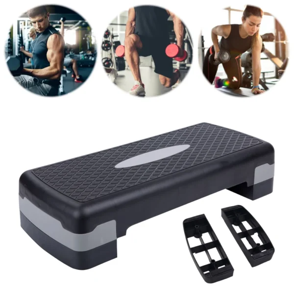 1Pair Fitness Step Pedal Base Nonslip Aerobic Fitness Stepper Base Weight Bearing Training Accessory