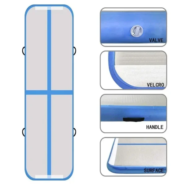 Custom Logo Hot Selling Inflatable Air Track With Electric Pump Gymnastics Tumbling Air Mat Indoor Outdoor Yoga Training Floor - Image 5