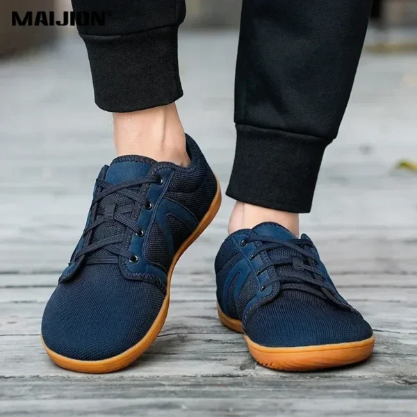 Men's Minimalist Barefoot Sneakers Wide Fit Zero Drop Sole Optimal Relaxation Men's Cross Trainer Barefoot Shoes Wide Toe Box - Image 3