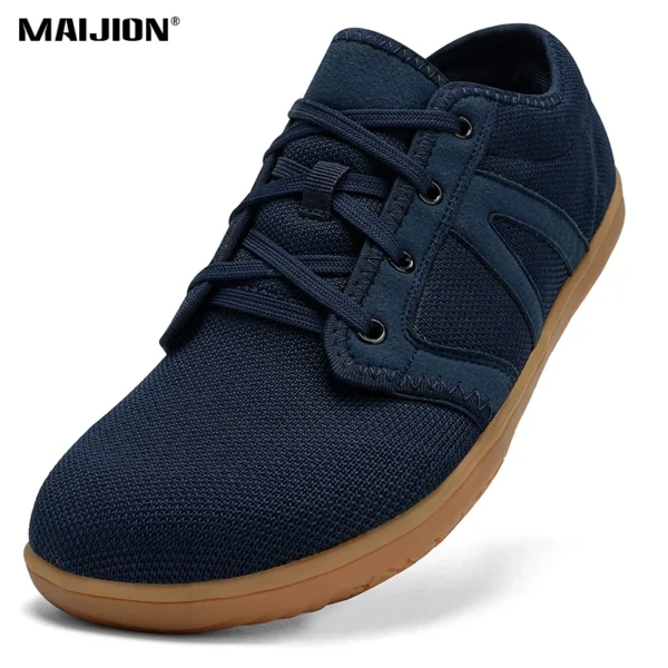 Men's Minimalist Barefoot Sneakers Wide Fit Zero Drop Sole Optimal Relaxation Men's Cross Trainer Barefoot Shoes Wide Toe Box - Image 2