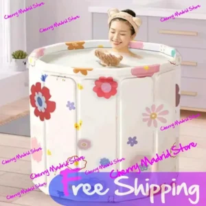 Baby Bath Tub Shower Gift Newborn Set Bathing Bucket Bathroom Foldable Ice Bath Tub Sweat Steaming Foot Spa Camping Vehicle Use
