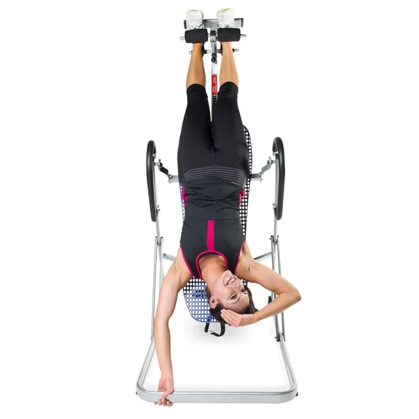 Fitness Chiropractic Back Stretcher Safety Home Gym Training Foldable Upside Down Device Inversion Table - Image 4