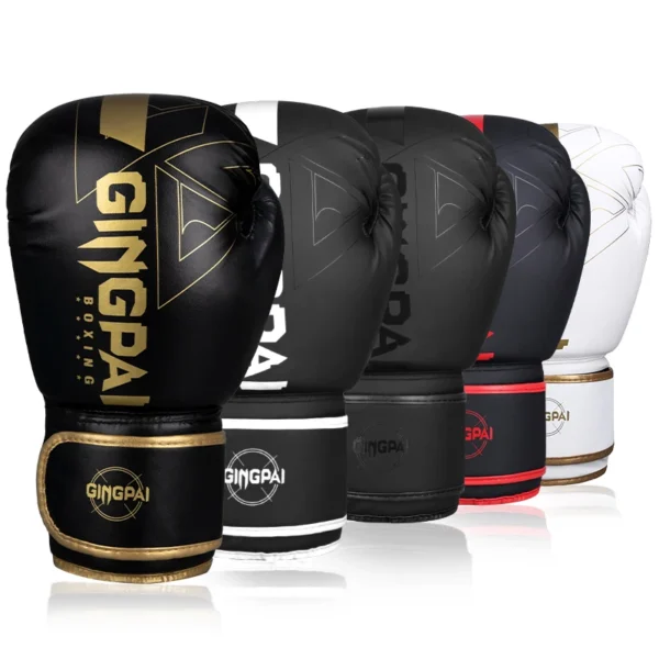 Professional 6/8/10/12/14oz Boxing Gloves PU Muay Thai MMA Profession Kickboxing Adults Sandbag Training Gloves Equipment - Image 2
