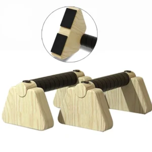 Push Up Russian Stand Wooden Single and Parallel Bars Inverted Stand Practice Solid Wood Strength Training Equipment