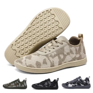 Minimalist Barefoot Shoes Cross Trainer Shoes Non Slip Wide Toe Walking Shoes Lightweight Tennis Shoes for Hiking Climbing