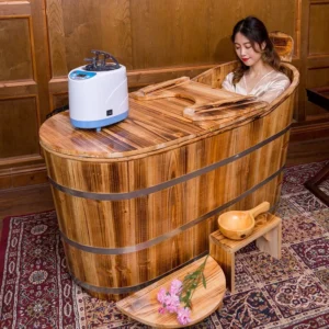 Adult Wooden Bathtub Foldable Newborn Bath Outdoor Spa Ice Tub Adults Baby Professional Pedicure Hot Badewanne Outside Mobile