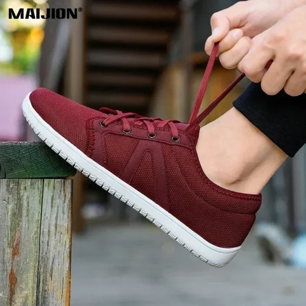 Men's Minimalist Barefoot Sneakers Wide Fit Zero Drop Sole Optimal Relaxation Men's Cross Trainer Barefoot Shoes Wide Toe Box - Image 6