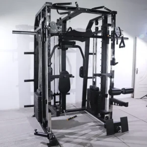 TOPTONS Home Gym Power Squat Rack Multifunctional Power Cage Multi-functional Smith Machine Indoor Fitness Equipment