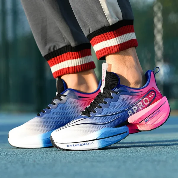 Men's Sports Shoes Racing Carbon Plate Marathon Sneakers Light Comfortable Athletic Running Shoes Tennis Cross Training Shoes - Image 4