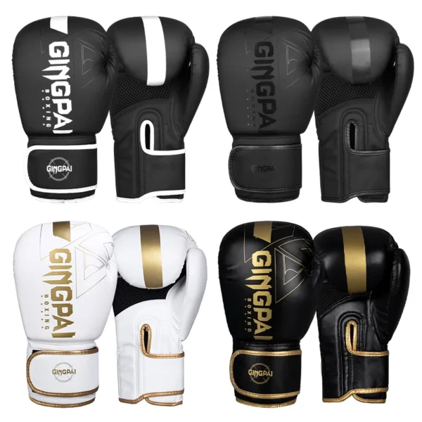 Professional 6/8/10/12/14oz Boxing Gloves PU Muay Thai MMA Profession Kickboxing Adults Sandbag Training Gloves Equipment - Image 3