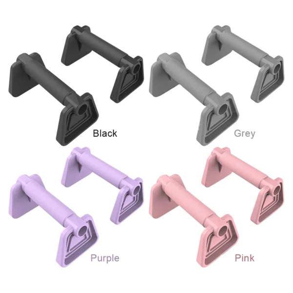 2Pcs Push-up Stand Push-up Bar Non Slip Push Ups Rack Heavy Duty Parallel Rod Push Up Grip Handle for Fitness Training - Image 2