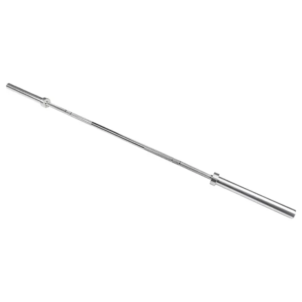 Chrome Power Lifting Barbel Weightlifting Chrome Bearing Barbell Bar 1.5 1.8 2.2m Black Competition Steel Barbell for Home Gym - Image 2