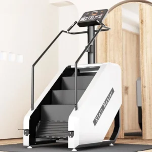 Popular High Quality Gym Fitness Stair Master With Factory Direct Aerobic Training Stair Machine Stair Climber Black Wooden Case