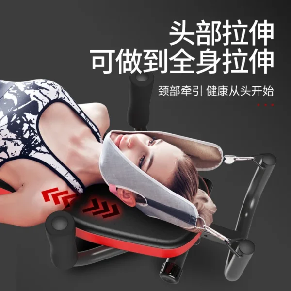물구나무 Stretching Artifact Leg Pulling Tensioner Fitness Home Cervical Spine Lumbar Traction Upside down Inversion Table - Image 4