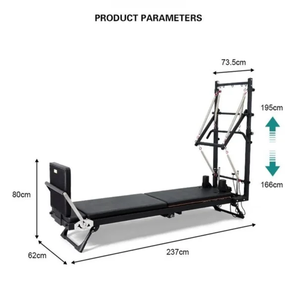 Pilates Reformers Machine Pilates Bed Pilates Device Pilates Equipment Machine Fitness Equipment Home Sports Exercise Gym Yoga - Image 2