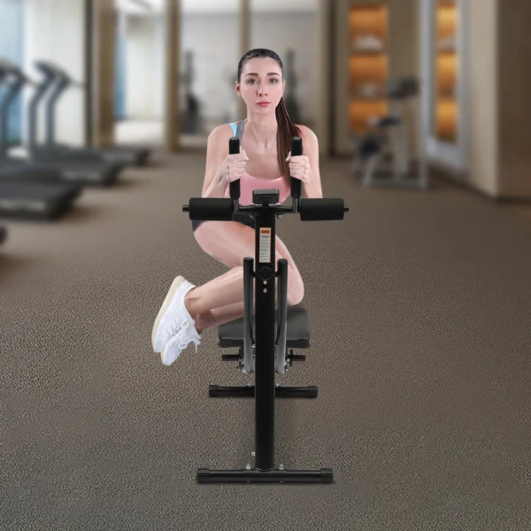 Ab Machine with Silent Rollers, LED Display, 3 Adjustable Slopes, Carbon Steel Frame, Full-Body Exercise for Core Strength and - Image 3