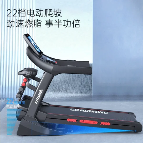 Электрическая беговая дорожка X9 Home Indoor Treadmill Sports Outdoor Semi-Folding Electric Multifunctional Fitness Equipment - Image 3