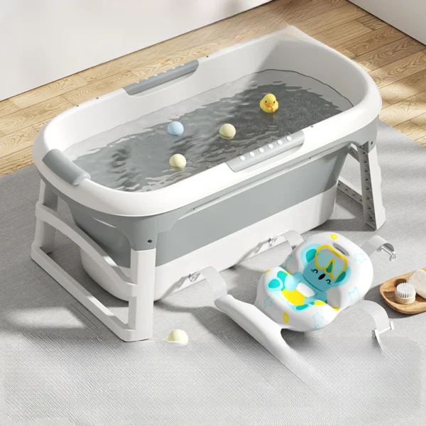 Children's Bathtub Folding Ice Bath Simple Bathroom Tubs Mobile Swimming Pool Useful Things Home Tina Plegable Portable Newborn - Image 5