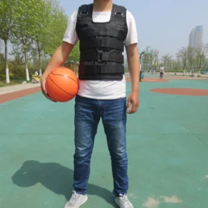 Weighted Vest Weight-bearing Vest Oxford Cloth Weight Jacket Comfortable Weight Training Vest Adjustable for Strength Training