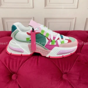 New Women Lace Up Flats Top Quality Casual Shoes Cross Tied Men Sneakers Mixed Panel Breathable Sport Shoes Unisex Walking