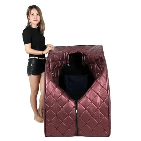 Portable Infrared Sauna for Weight Loss and Detox Therapy with Negative Ion and Foot Heating Plate - Image 2