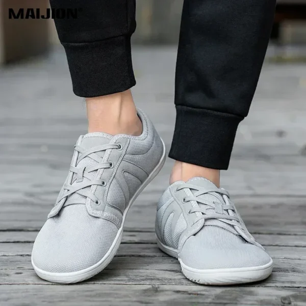 Men's Minimalist Barefoot Sneakers Wide Fit Zero Drop Sole Optimal Relaxation Men's Cross Trainer Barefoot Shoes Wide Toe Box - Image 4