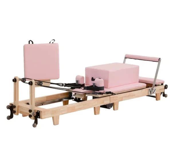 Studio Commercial Training Professional Reformer Folding Wood Foldable Reformer Machine Pilates