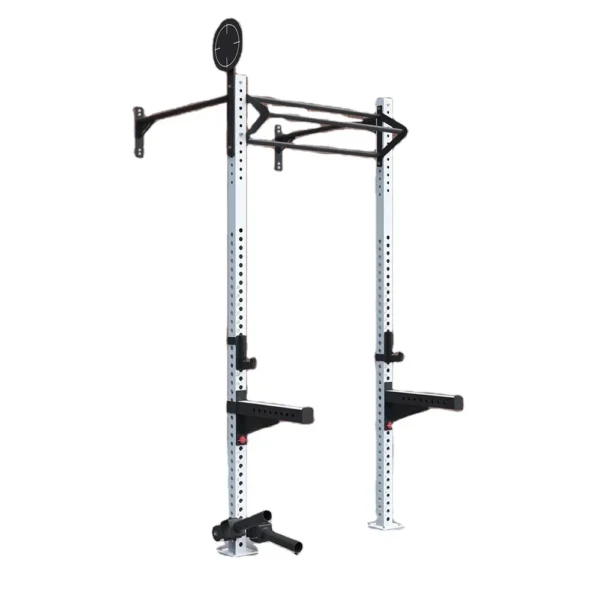 Hot SalesCommercial Use Customized Training Wall Mounted Squat Rack Rig With Pull Up Bar Wall Ball Target