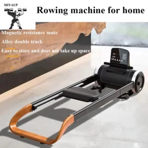 MIYAUP Fitness Equipment Fat Loose Intelligent Magnetic Resistance Rowing Machine Home Aerobics Abdominal Foldable Rowers