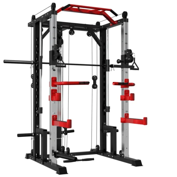 Smith machine squat rack, gantry stand, household comprehensive trainer, free squat bench press stand - Image 6