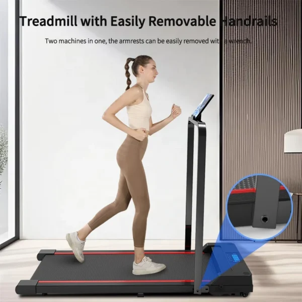 Home Gym Fitness Treadmill Portable Foldable Under Desk Running Machine Mini Walking Pad for Cardio Training Home Exercise - Image 6