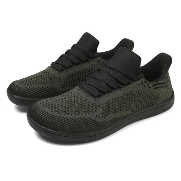 Minimalist Barefoot Shoes Non Slip Wide Toe Cross Trainer Breathable Walking Sneakers Slip On Running Shoes for Hiking Climbing
