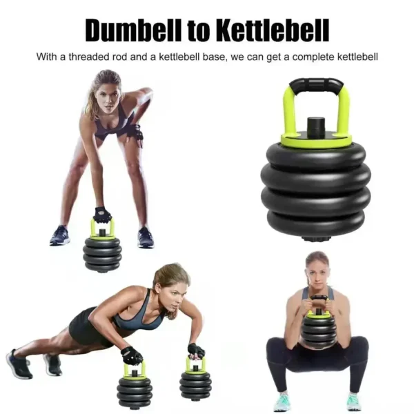Multifunction free weight fitness cement dumbbell 40kg weight set adjustable barbel kettlebell dumbbell set - Image 6