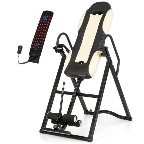 Professional Back Neck Therapy Table Handstand Machine Pain Exercise Chiropractic Reflexology GYM Inversion Table with Massage - Image 3