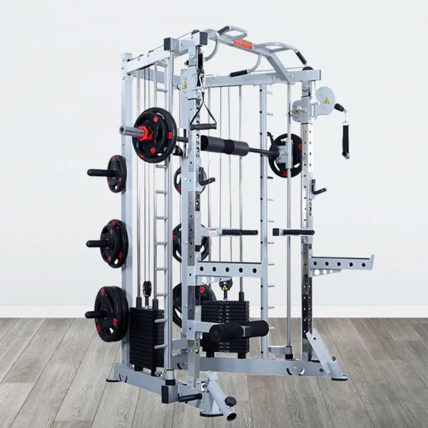 Home Gym Smith Machine Squat Rack All in One Multi-Functional Gym Machine Cable Crossover Smith Machine