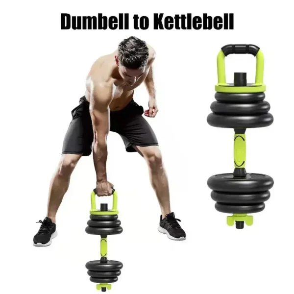 Multifunction free weight fitness cement dumbbell 40kg weight set adjustable barbel kettlebell dumbbell set - Image 4