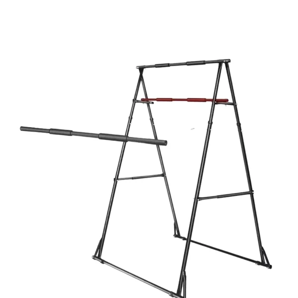 Best Quality Sturdy Steel Power Tower Foldable Free Standing Workout Station Pull-up Bar Home Gym Horizontal Bars - Image 2